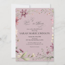 Love is in Bloom Spring Floral Bridal Shower Kaart