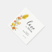 Love is in Bloom Spring Wildflower Bridal Shower Servet (Hoek)
