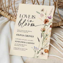 Love Is In Bloom Vrijgezellenfeest Beige Rustic Kaart
