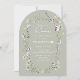 Love Is In Bloom Vrijgezellenfeest Sage Green Arch Kaart