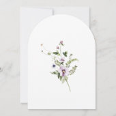 Love Is In Bloom Vrijgezellenfeest Sage Green Arch Kaart (Achterkant)