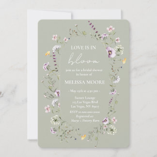 Love Is In Bloom Vrijgezellenfeest Sage Green Kaart
