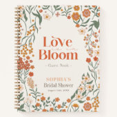 Love is in Bloom Wildflower Bridal Guest Book Notitieboek (Voorkant)