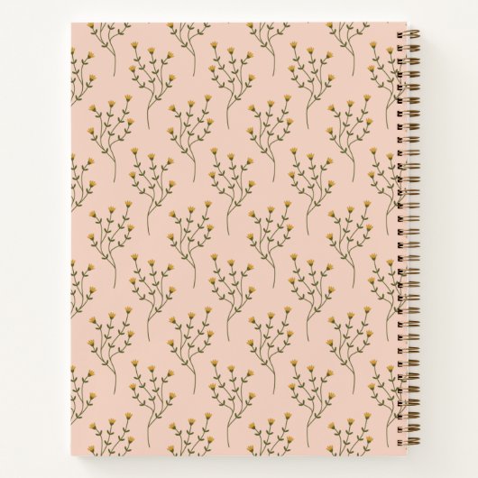 Love is in Bloom Wildflower Bridal Guest Book Notitieboek (Achterkant)