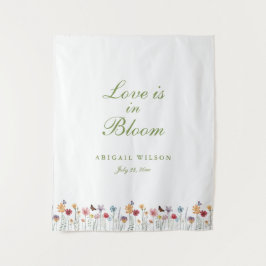 Love Is in Bloom Wildflower Bridal Shower Wandkleed