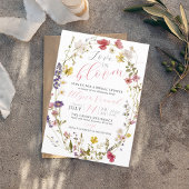 Love Is In Bloom Wildflower Garden Vrijgezellenfee Kaart