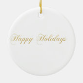 LOVE IS IN DE LUCHT, gewoon getrouwd Keramisch Ornament (Achterkant)