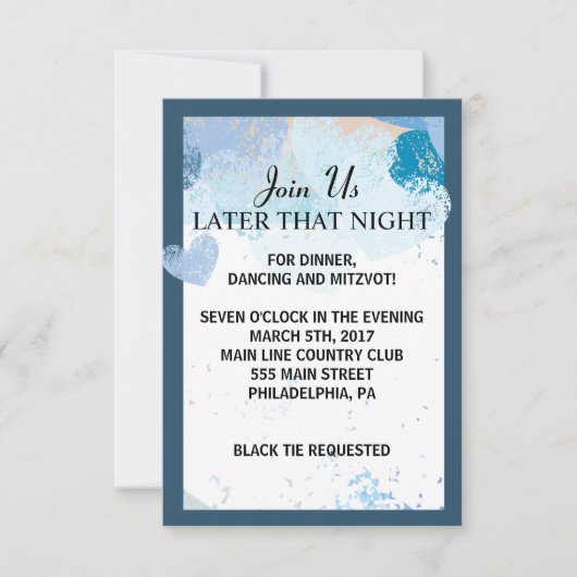 LOVE IS IN DE LUCHT Joodse bruiloft-Kaart Kaart (Voorkant)