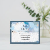 LOVE IS IN DE LUCHT-Joodse bruiloft RSVP Kaartje (Staand voorkant)