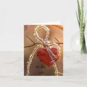 ***LOVE IS IN DE LUCHT OP ONZE JUBILEUM ** KAART (Voorkant)