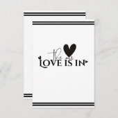 love is in the air (Voorkant / Achterkant)