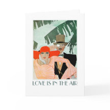 Love Is In The Air. Art Deco Valentijnsdag