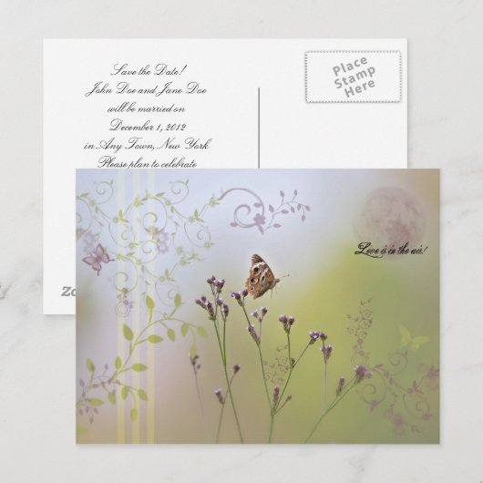 Love Is In The Air! Briefkaart (Voorkant / Achterkant)