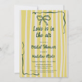 Love Is in the Air Citrus Quirky Bridal Shower Kaart (Voorkant)