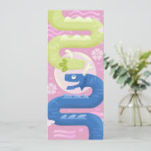 Love Is In The  Air - Funky Cute Style Kaart (Staand voorkant)