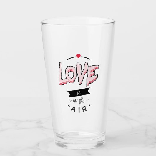 Love is in the air-glass glas (Voorkant)