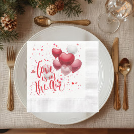Love Is In The Air Paper Napkin Servet