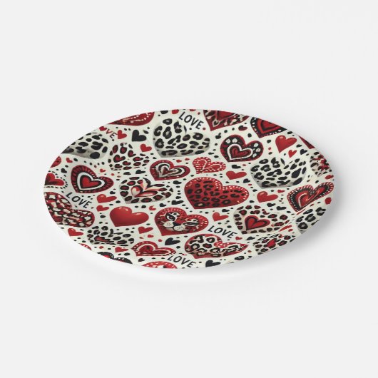 Love Is In The Air Papieren Bordje (Gekanteld)