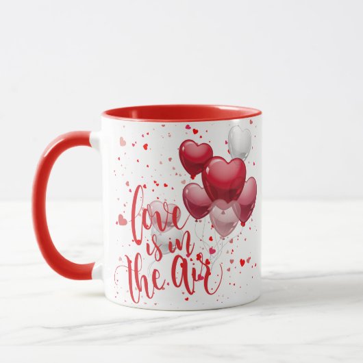 Love  Is In The Air Personalized Mug Mok (Links)