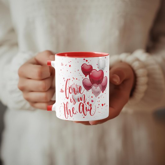 Love Is In The Air Personalized Mug Mok