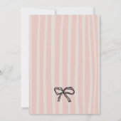 Love Is in the Air Retro Pink Quirky Bridal Shower Kaart (Achterkant)