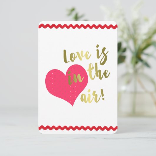 Love Is In The Air! Schattigee Valentijn (Staand voorkant)