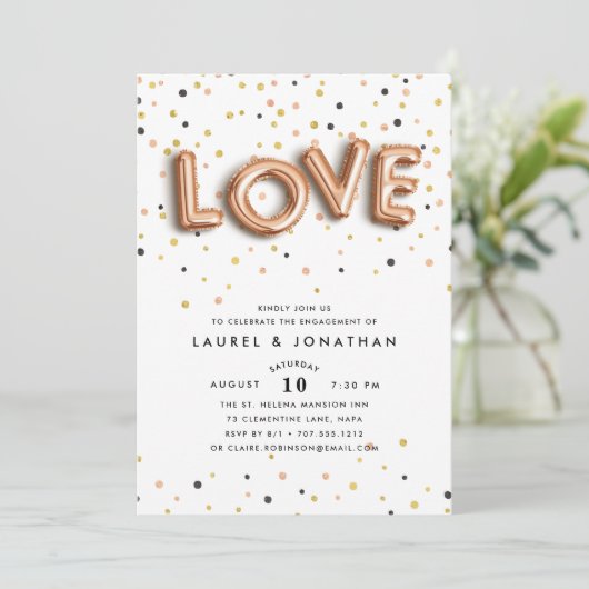 Love Is In The Air | Uitnodiging van de indienende (Staand voorkant)