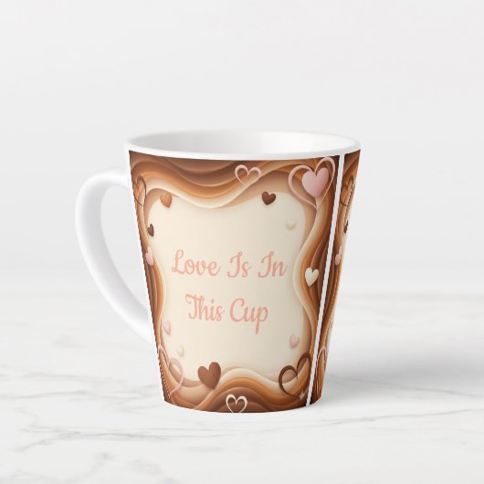 Love Is In This Cup Latte Mok (Linkerhoek)