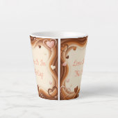 Love Is In This Cup Latte Mok (Voorkant)