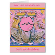 LOVE IS -JEREMIAH FROG -CHRISTELIJKE GREETING