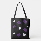 Love is Just a mixtape away Tote Bag (Achterkant)