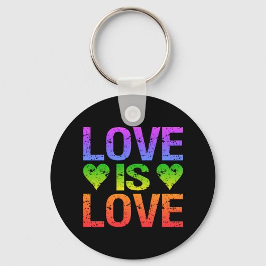 Love is key chain - kies style sleutelhanger (Voorkant)