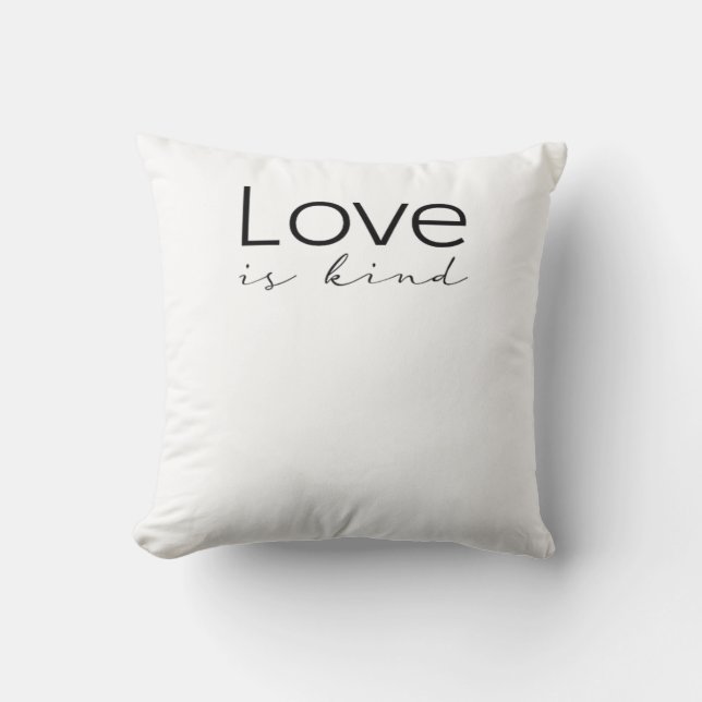Love Is Kind Christian Scripture Love Is Patient I Kussen (Voorkant)