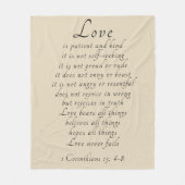 Love is Kind Fleece Blanket (Voorkant)