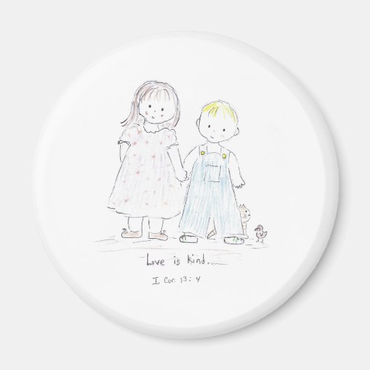 Love_is_kind Magneet (Voorkant)