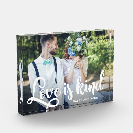 Love is Kind Photo and Name Fotoblokken (Links)