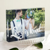 Love is Kind Photo and Name Fotoblokken