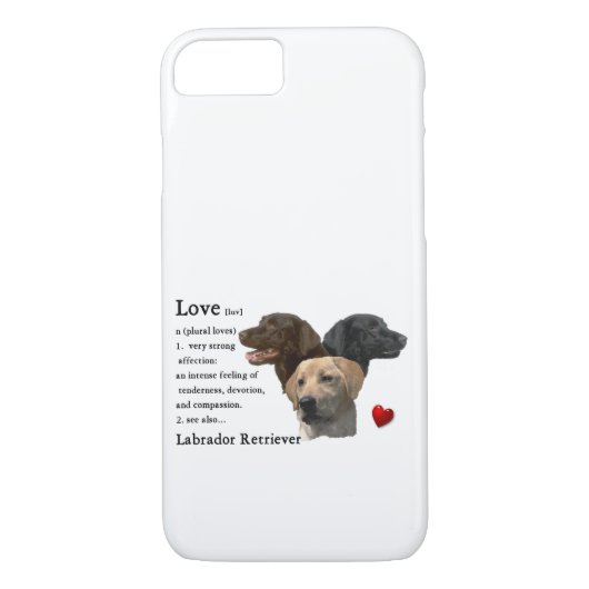 Love is Labrador Retriever Gifts Case-Mate iPhone Case (Achterkant)