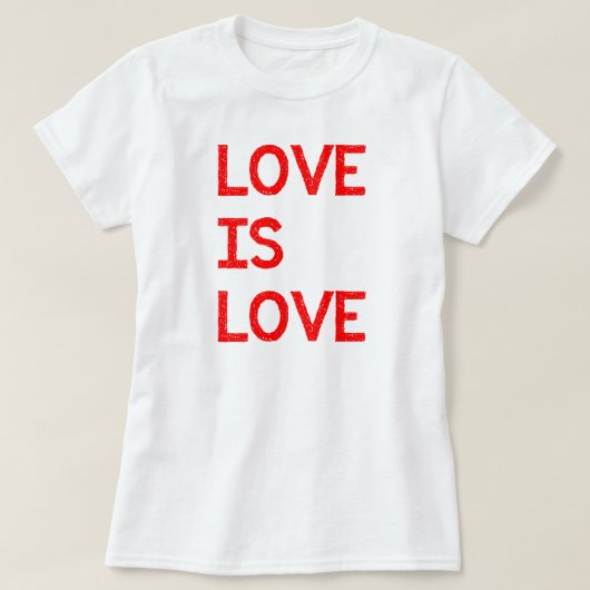 Love is LGBTQ Pride T-shirt (Design voorkant)