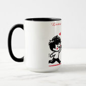 Love is like a paper plane mok (Links)