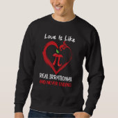 Love Is Like Pi Quote Pi day Math Teacher Valentin Trui (Voorkant)