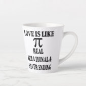 Love is Like Pi Real Irrational and Never Ending Latte Mok (Rechts)