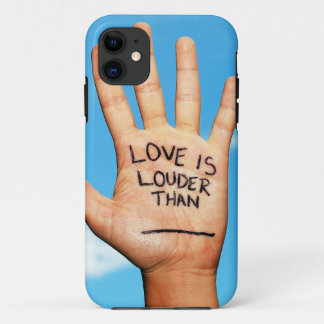 Love is Louder Hand Phone Case