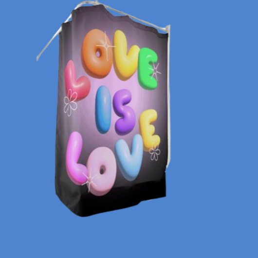 Love Is Love 3D Regenboog Pride Douchegordijn