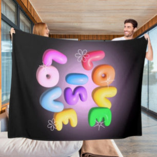 Love Is Love 3D Regenboog Pride Fleece Deken