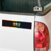 LOVE IS LOVE BASIC BUMPERSTICKER (Op Truck)