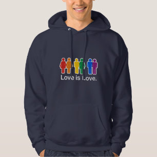 LOVE IS LOVE BASIC HOODIE