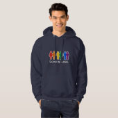 LOVE IS LOVE BASIC HOODIE (Voorkant volledig)