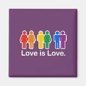LOVE IS LOVE BASIC MAGNEET (Voorkant)