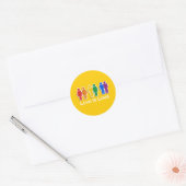 LOVE IS LOVE BASIC RONDE STICKER (Envelop)